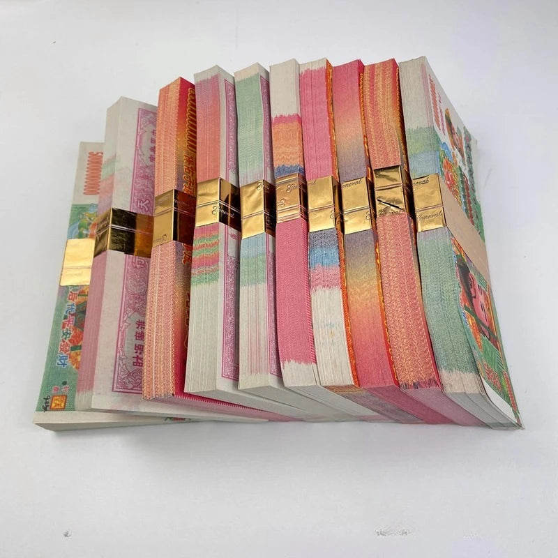 1000 Pieces Ancestor Money Paper Full Set Large Small Denomination Hell Bank Notes Funeral Worship Supplies Qingming Festival Peaceful Pleasures Health and Wellness
