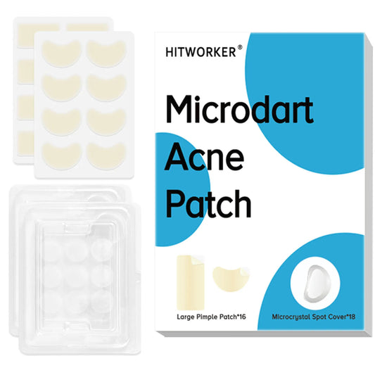 Hydrocolloid Acne Patches – Invisible, Waterproof, All Skin Types Acne Patch Set Peaceful Pleasures Health and Wellness