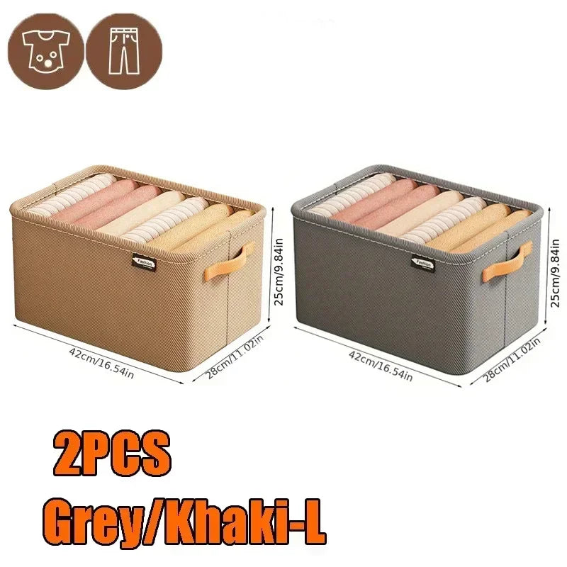 Foldable Clothes Storage Box – Wardrobe & Drawer Organizer