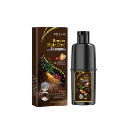 Black Hair Dye Shampoo (Silver Gray) Gentle and Non-Irritating, Moisturizes Scalp, Easy Color Change Hair Shampoo Peaceful Pleasures Health and Wellness 02