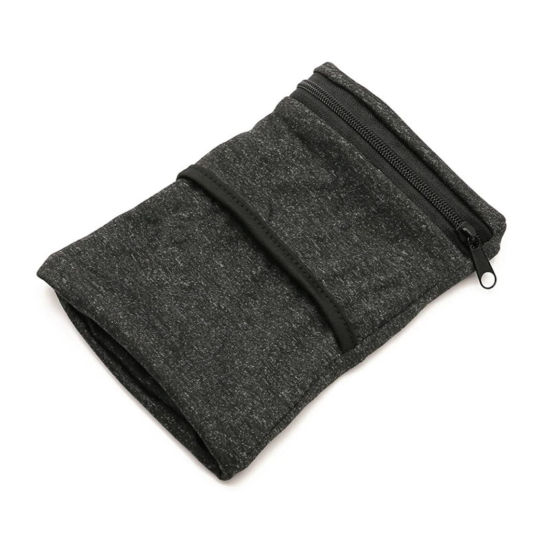 Bag For Mobile Phone Case Armbands mp3/mp4 Bags Sleeve Bags For Jogging Cell Phone Accessories Woman Running Wrist Holder Peaceful Pleasures Health and Wellness Black gauze black