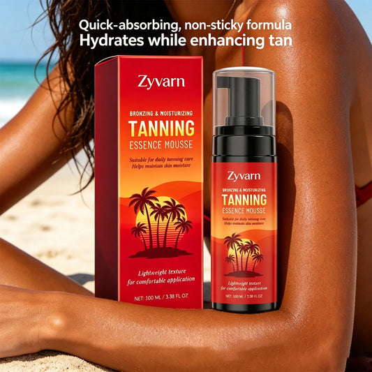 Sunless Self Tanning Mousse – Streak-Free Natural Bronze Glow Self Tanning Mousse Oasis Select