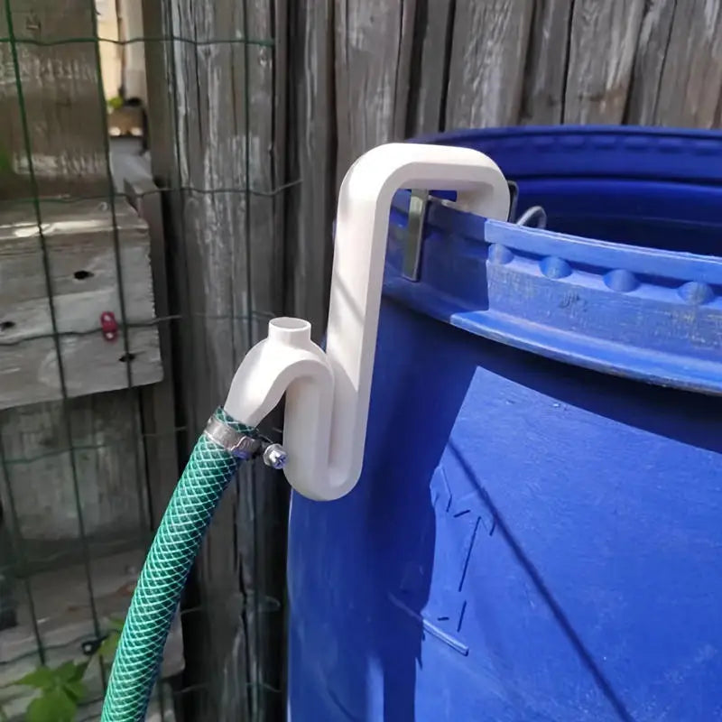 Automatic Siphon Hose for Water Transfer No Drill Overflow Pipe to Drain Rain Barrel Pool Fast Self-Starting Drain Fill Tool Peaceful Pleasures Health and Wellness
