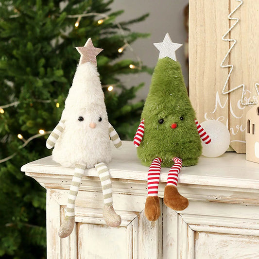 Christmas Tree Gnome Doll Dining Tabletop Figurines Home Decoration Suitable for Fireplace Shelf Window Peaceful Pleasures Health and Wellness