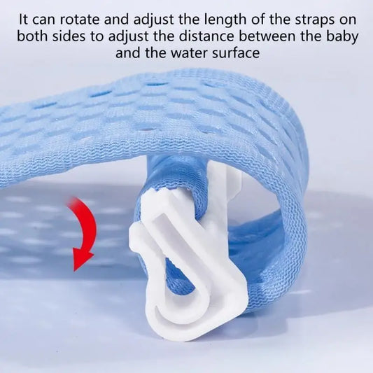 Adjustable Baby Bath Net with Headrest | Newborn Bathtub Support Baby Bath Support Net Peaceful Pleasures Health and Wellness