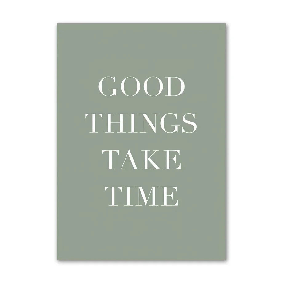 1pc frameless Canvas Painting Simple Wall Art Nature Green Leaf Landscape Poster Oil Painting Posters Prints Home Bedroom Liv Peaceful Pleasures Health and Wellness CJ51512 50x70cm Unframed