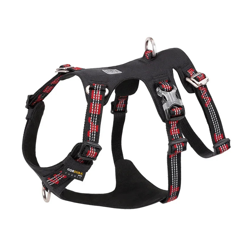Truelove 5-Point Adjustable Dog Lift Harness with Handle YH1808 Peaceful Pleasures Health and Wellness Black XL China Mainland
