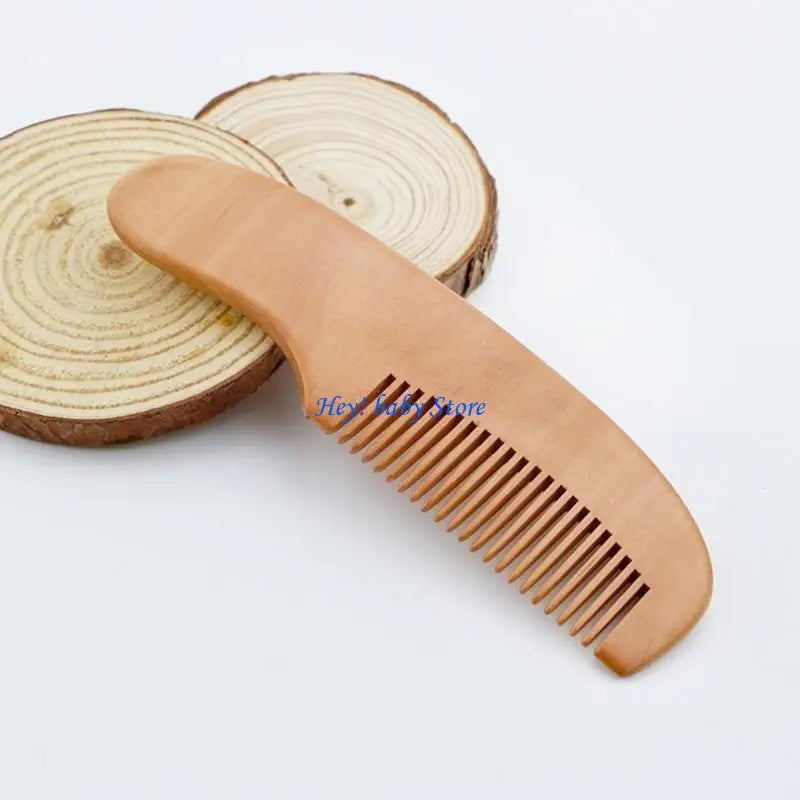 Baby Hair Brush & Comb Set | Soft Natural Goat Bristle