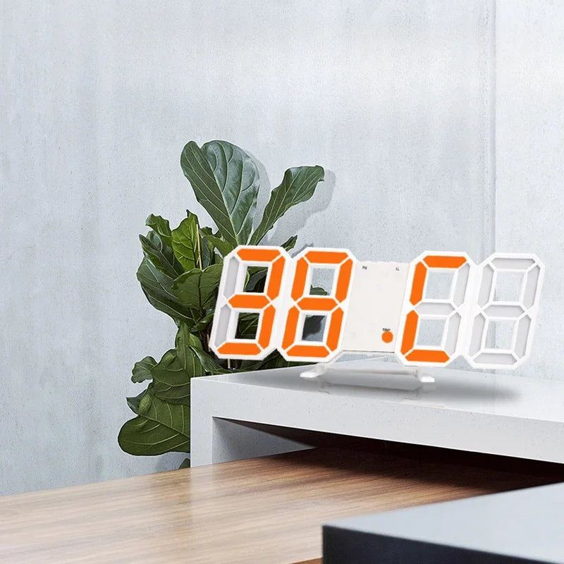 Digital Decoration for Bedroom Desk Watches Led Wall Clock Living Room Alarm Modern Home and Decoration Electronic Table Decor Peaceful Pleasures Health and Wellness