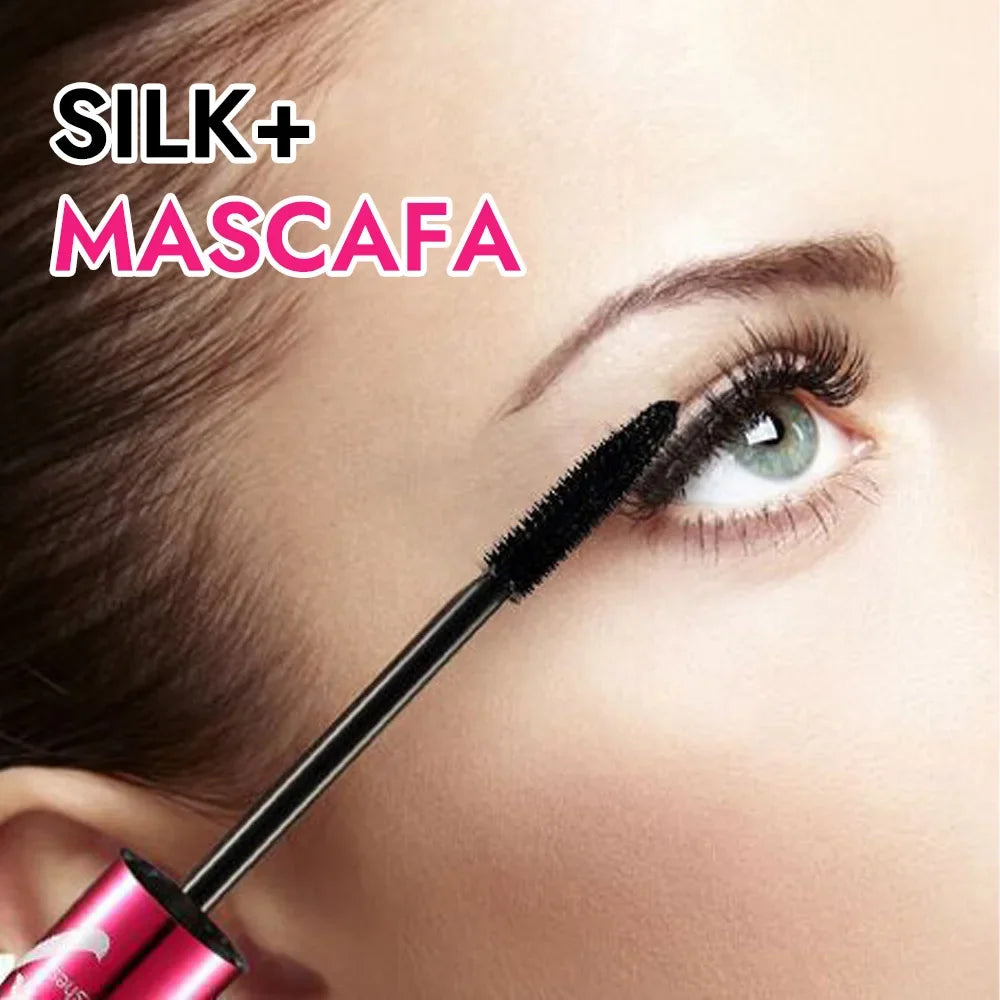 3D Fiber Lash Mascara Kit (2 tubes) Waterproof voluminous Long-lasting Creates Long Naturally Curled Eyelashes Without Smudging Peaceful Pleasures Health and Wellness