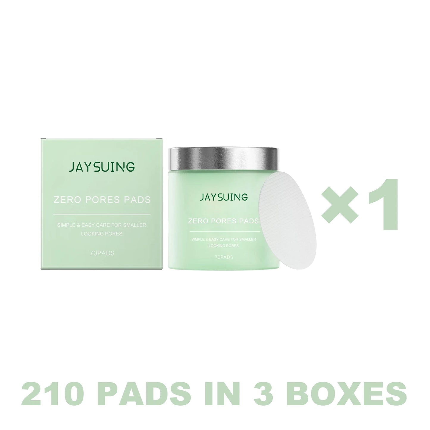 Jaysuing Salicylic Acid Face Pads – 70ct Exfoliating Pore Pads