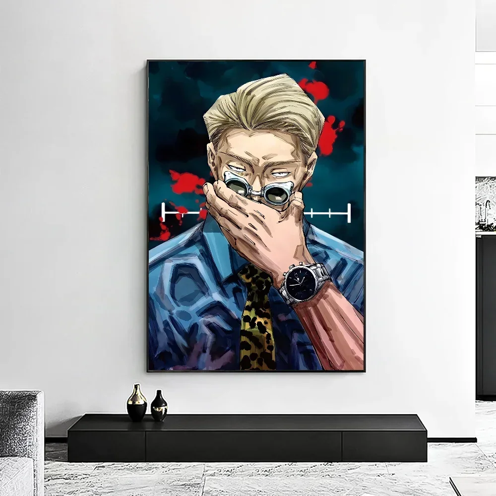 Jujutsu Kaisen Kento Nanami Minimalist Canvas Wall Art Print