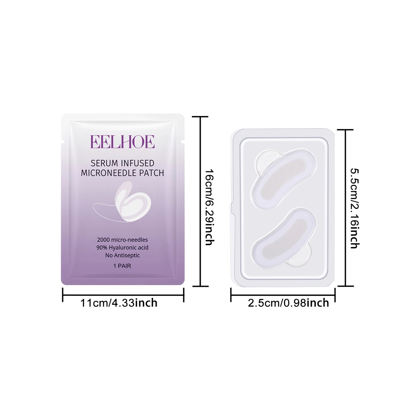 Collagen Microneedle Eye Patches – Dark Circles & Wrinkles