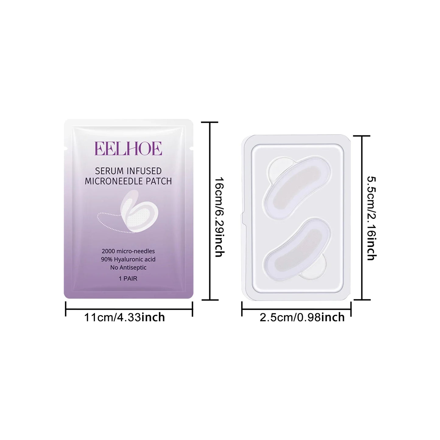 Collagen Microneedle Eye Patches – Dark Circles & Anti-Wrinkle