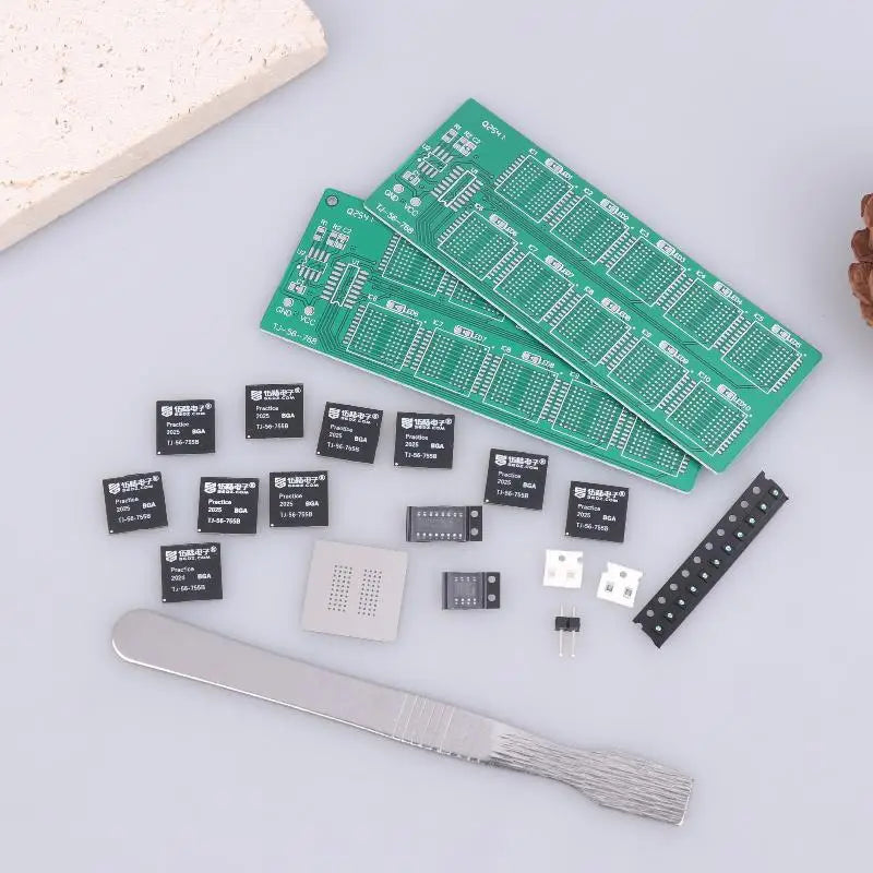 DIY Soldering Kit – LED Light Chaser & BGA Practice for Beginners