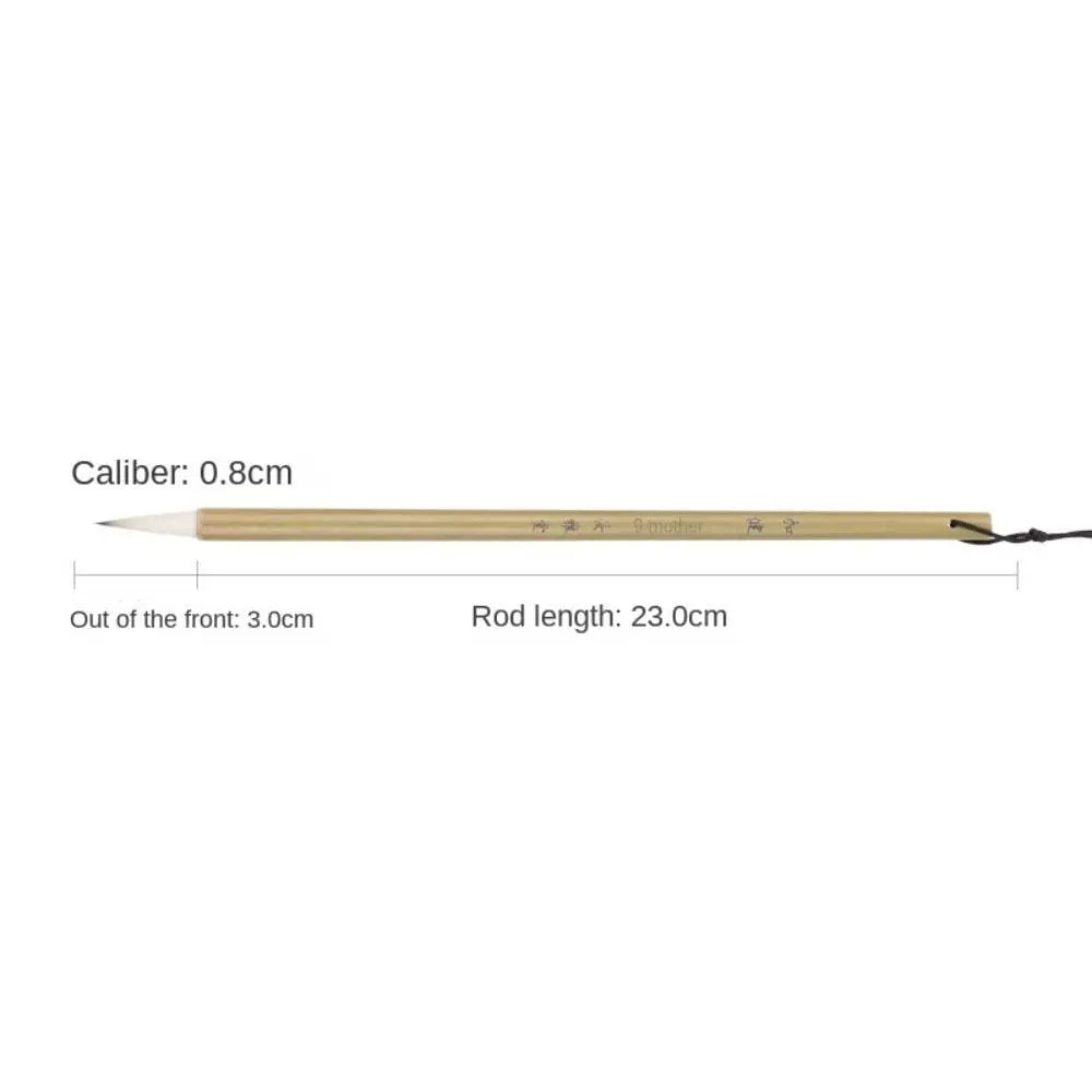 High Quality Drawing Crisperding Thin Chinese Brushes Script Writing Brush Calligraphy Brushes Painting Pens Peaceful Pleasures Health and Wellness