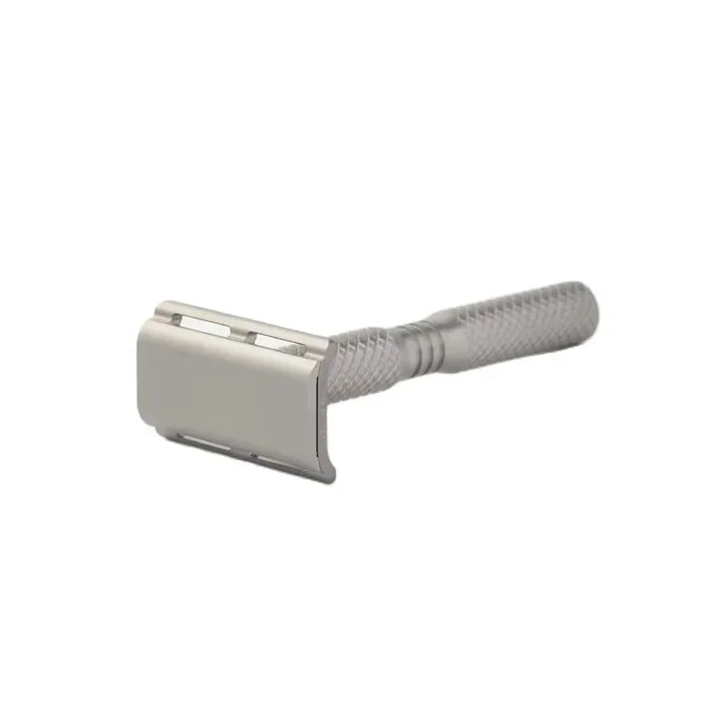 2026 YAQI Ghost Cross Grain Pattern Titanium Lightweight Safety Razor for Smooth Shaving Experience Peaceful Pleasures Health and Wellness