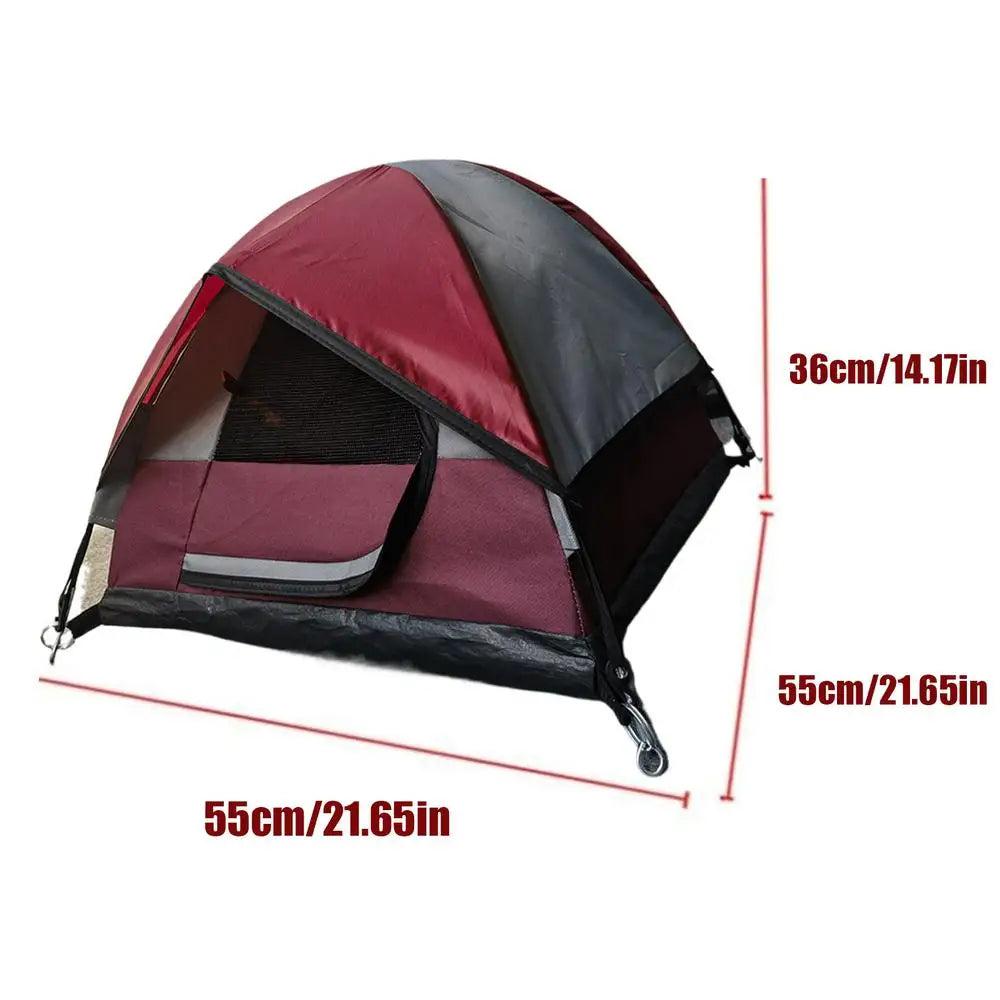 Cat Tent House Small Outdoor House Camping Tent For Pets Cat Tent For Outside Portable Pet Ten For Cats Dogs Small Pets Puppies Peaceful Pleasures Health and Wellness Red Brazil