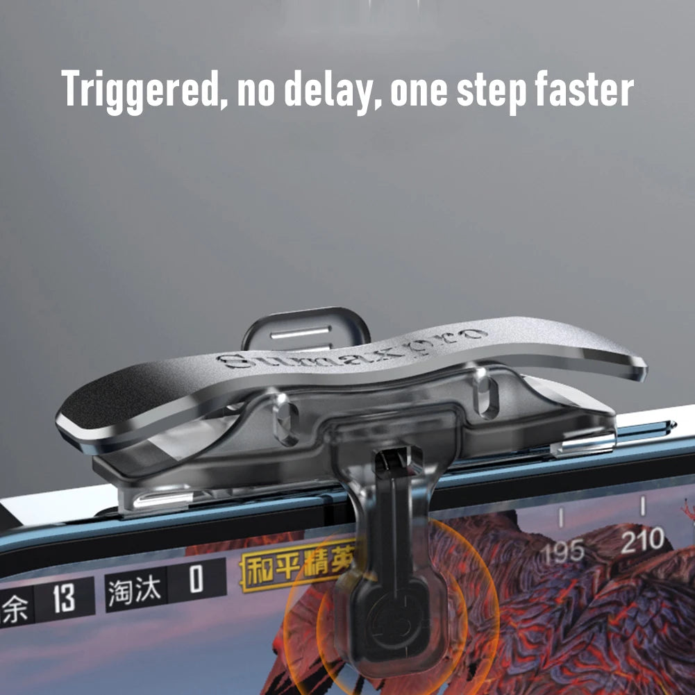 X8 Mobile Game Trigger For PUBG Phone Gaming 6 Finger Trigger Sensitive Shoot Phone Game Trigger L1 R1 Aim Keys Game Controller Peaceful Pleasures Health and Wellness