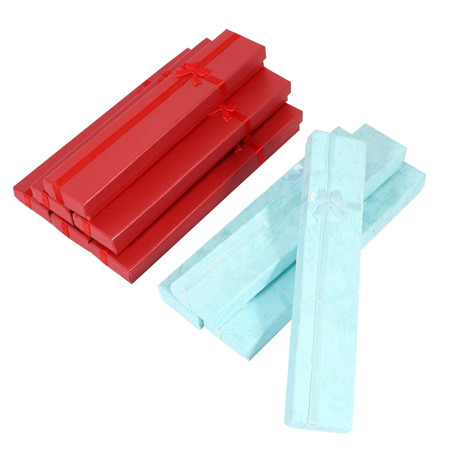 A36T-20 X Elegant Luxury Gift Boxes Long Rectangular For Jewelry Presentation Necklaces Peaceful Pleasures Health and Wellness