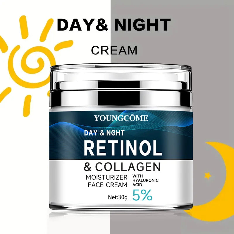 Vitamin C+E Retinol Collagen Cream Moisturizing Firming Hyaluronic Lightening Repairing Smooth Skincare Whitening Creams Peaceful Pleasures Health and Wellness