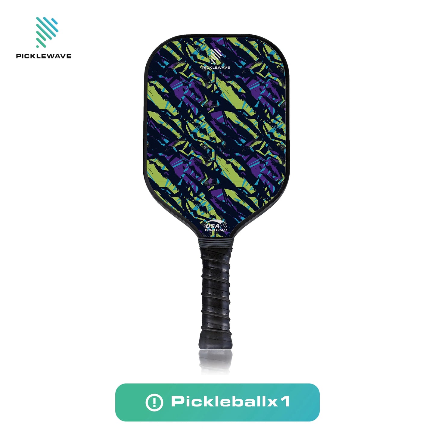 Tiger Zebra USAPA Pickleball Paddle | Fiberglass High Spin