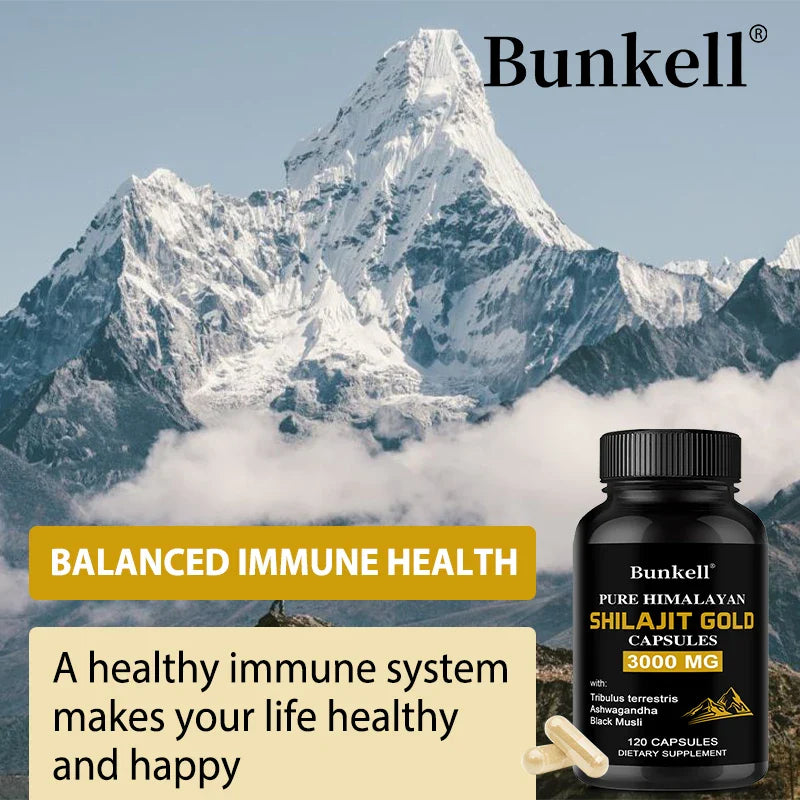 Shilajit Extract Capsules – Energy, Immunity & Mental Clarity