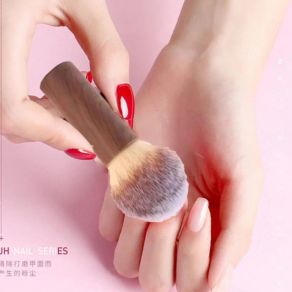 1pc Big Makeup Brushes Powder Cosmetic Brush Face Blush Contour Brush Kabuki Nail Brush Makeup Tools With Bag Sculpting Peaceful Pleasures Health and Wellness
