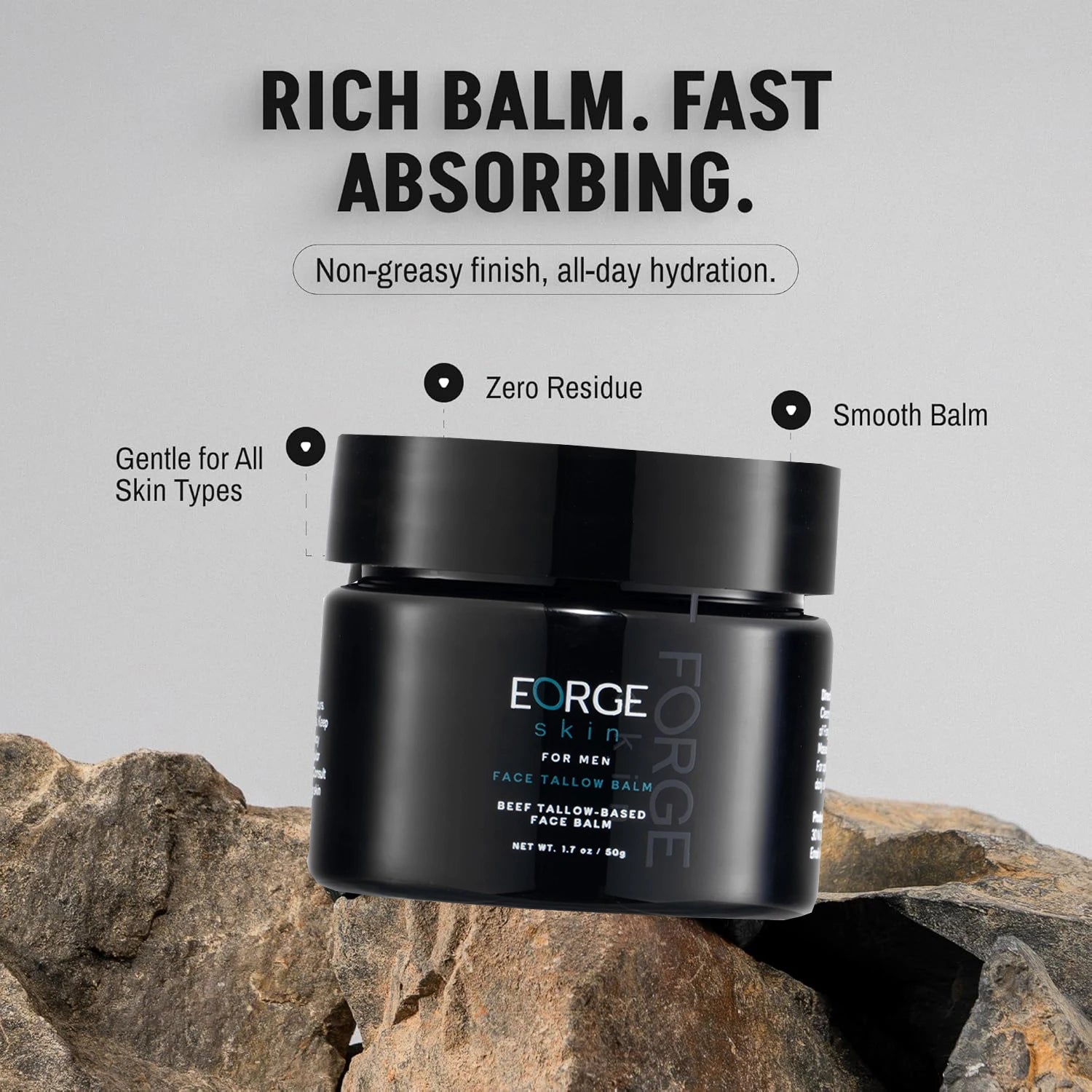 Wrinkle Defense Beef Tallow Balm for Men Moisturizer for Face Hydrating Anti Aging Cream Natural Skincare with Essential Oils Peaceful Pleasures Health and Wellness