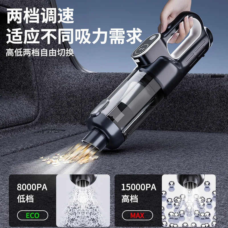 Brushless Handheld Vacuum Cleaner Cordless Strong Suction Portable Hand Vacum for Home Car Mini Rechargeable with LDE Car Cleane Peaceful Pleasures Health and Wellness
