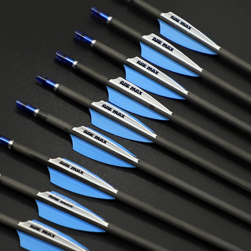 ID4 Spine 300 1000 Pure Carbon Arrow Compound Recuvre Bow Archery