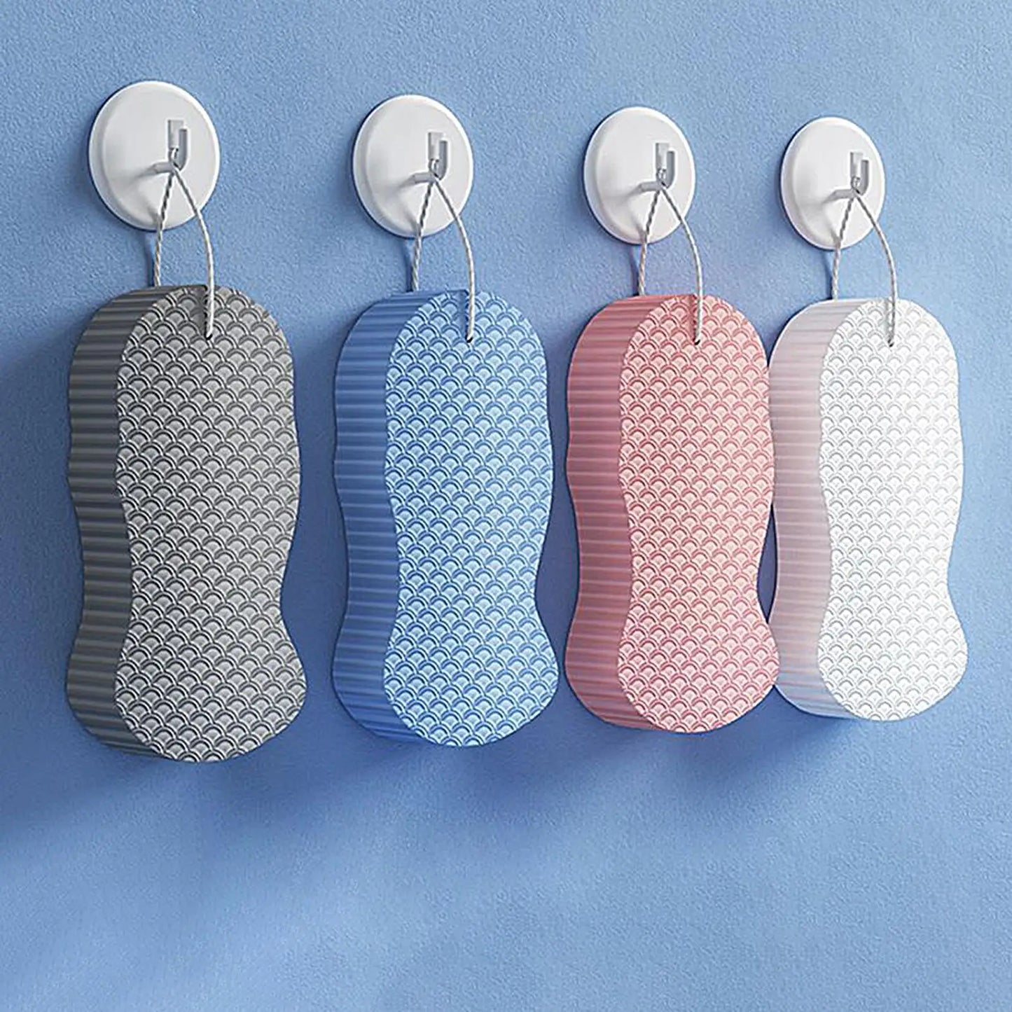 Exfoliating PVA Bath Sponge – Gentle Body Scrubber All Skin