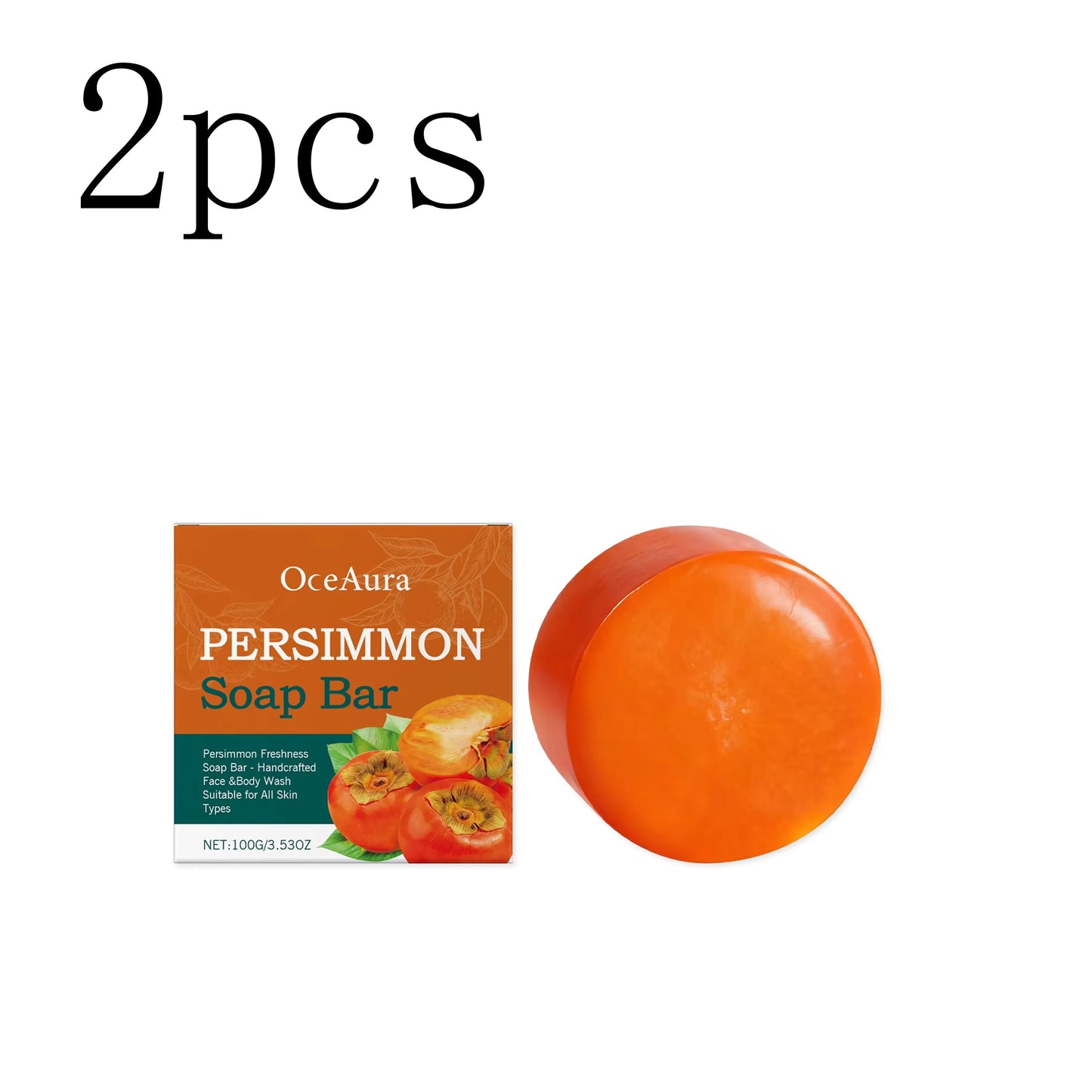 OceAura Persimmon Firming Moisturizing Cleansing Soap