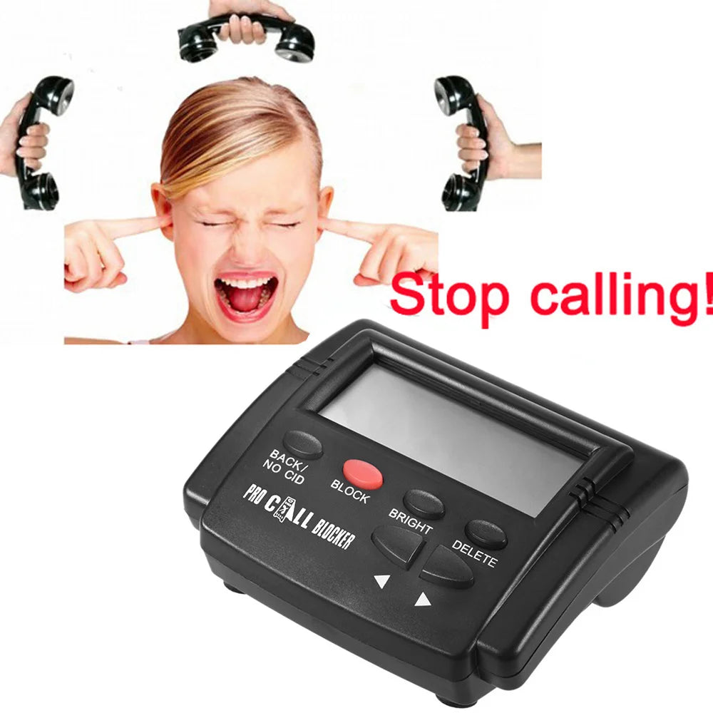 1500 Caller ID Box One Touch Number Block Unwanted Calls Call Blocker
