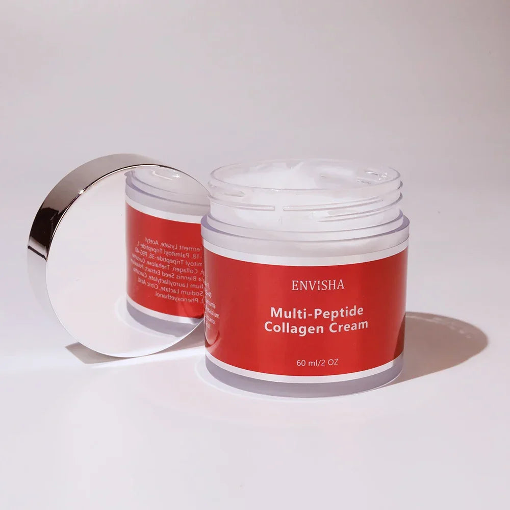ENVISHA Multi-Peptide Collagen Face Cream – Anti-Aging, 60ml Peaceful Pleasures Health and Wellness