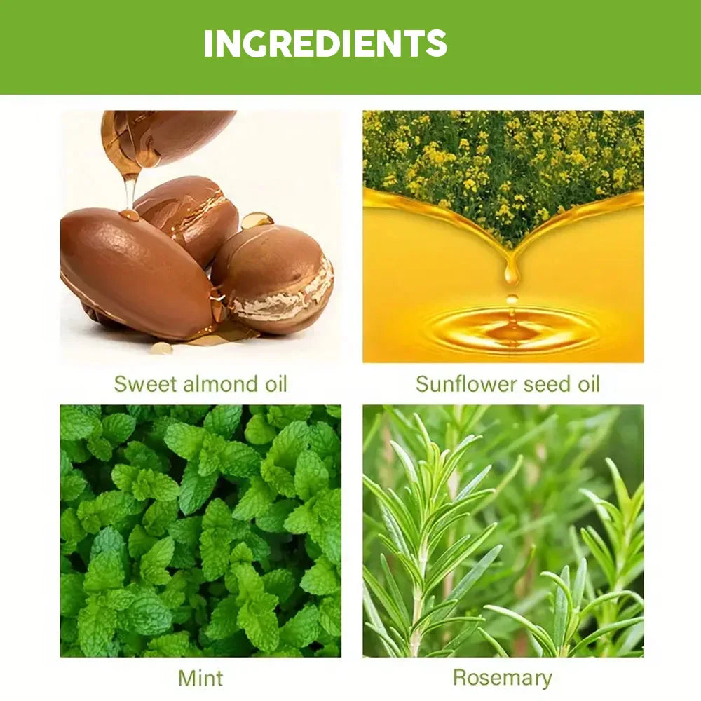 Rosemary Essential Oil Scalp Serum – Hair Growth & Anti-Frizz