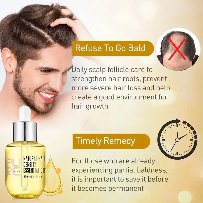 PURC Ginger Hair Oil – Nourish, Smooth & Repair Dry Hair 35ml
