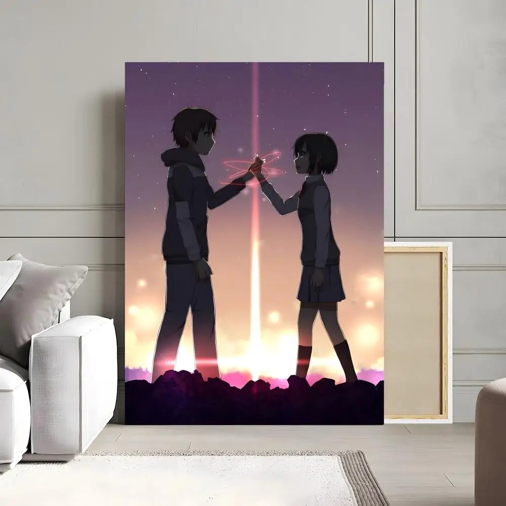 Your Name Anime Canvas Poster | Waterproof Wall Art Decor Anime Canvas Poster Peaceful Pleasures Health and Wellness