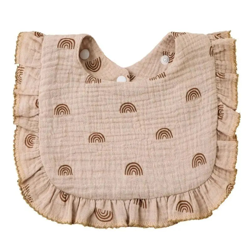4-Layer Cotton Baby Bibs | Breathable Drool & Burp Cloth 0–18M