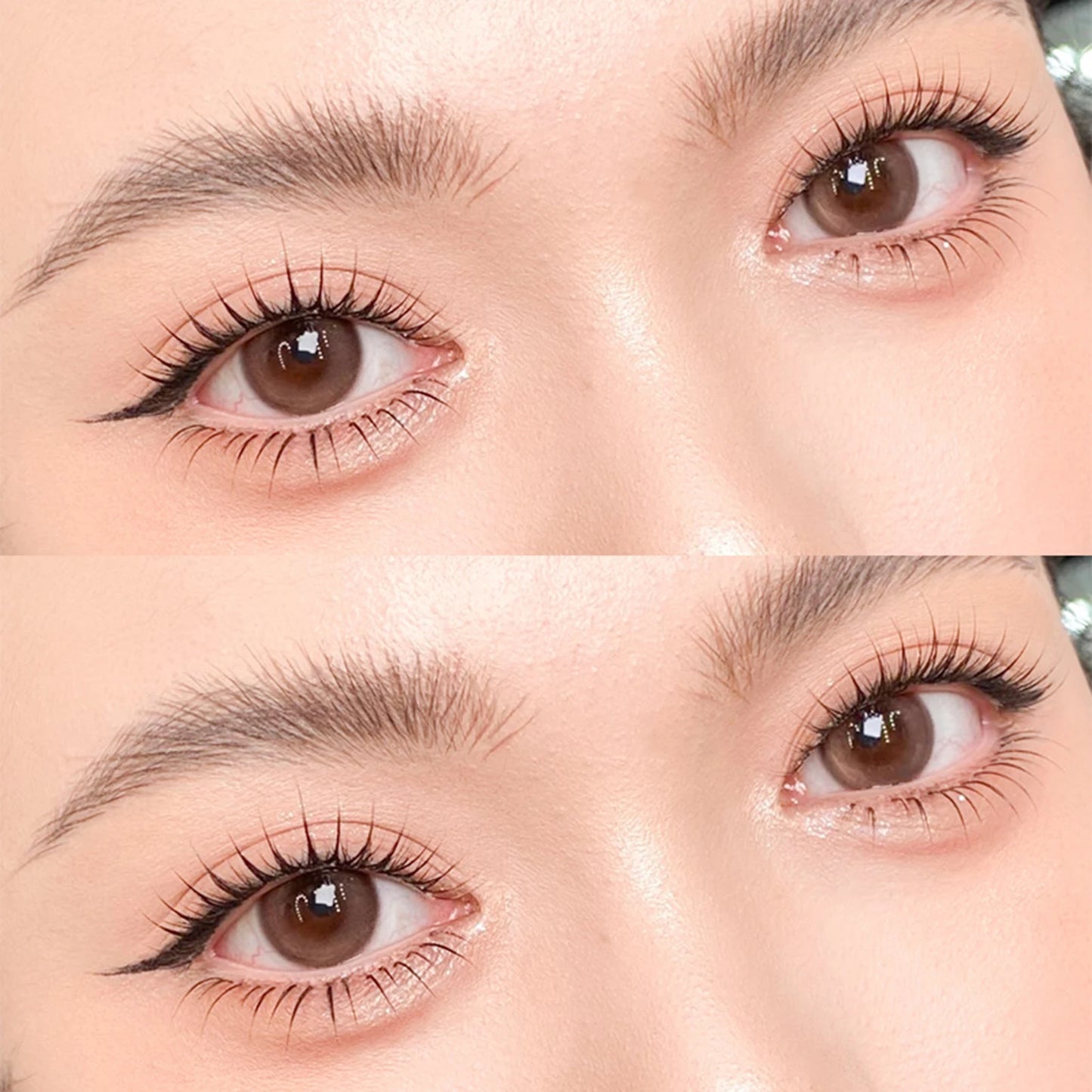Korean U-Shape Cluster Lashes – Natural Wispy False Eyelashes