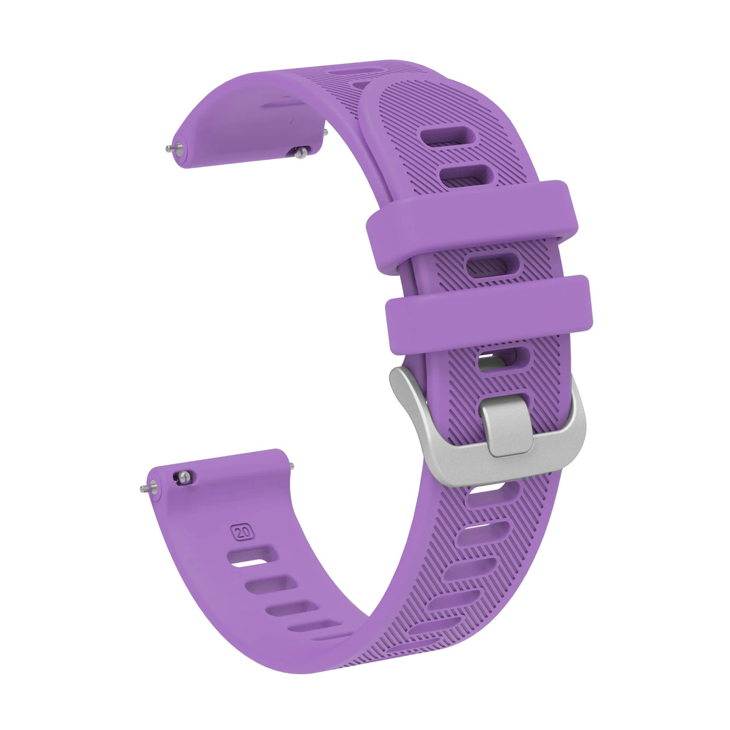 Silicone Strap For Garmin Forerunner 158 55 Replacement Watch Band + Protective Case Shell Peaceful Pleasures Health and Wellness Purple Strap Forerunner 158 55