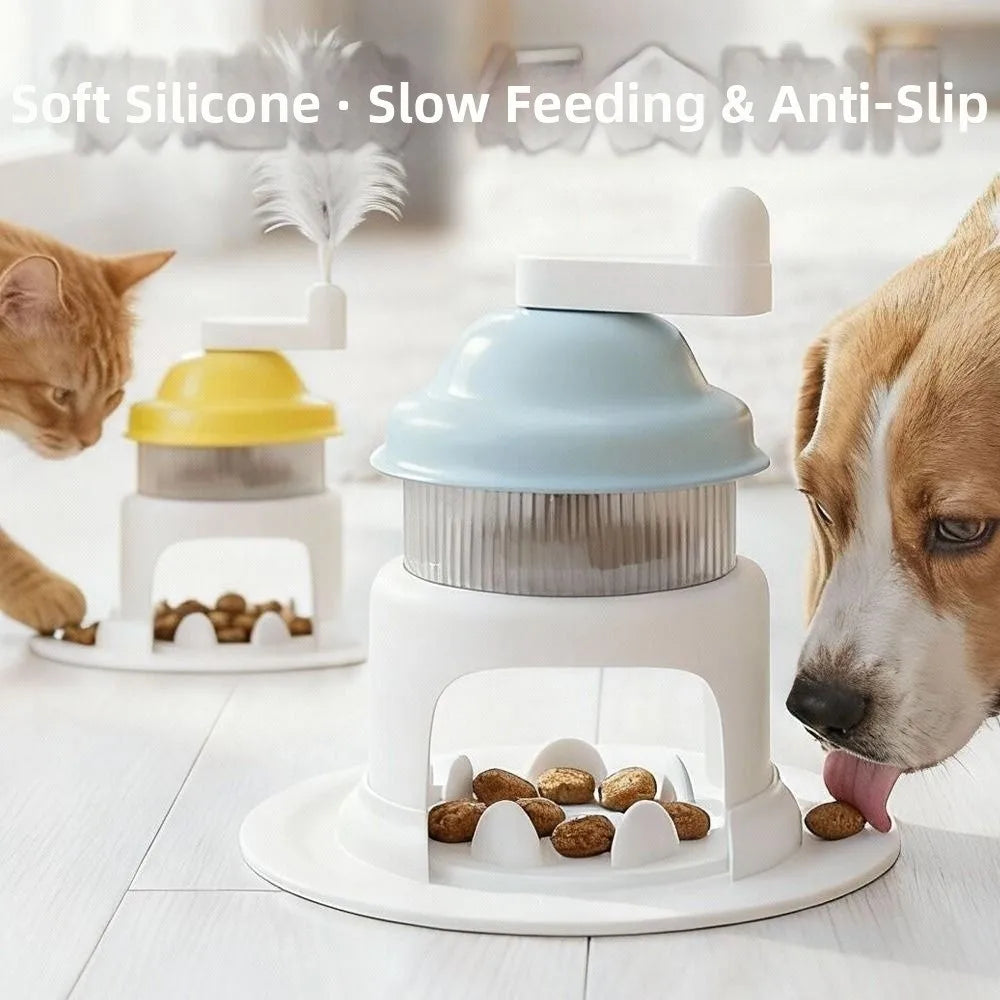 Interactive Dog Treat Dispenser Puzzle Slow Feeder Toy