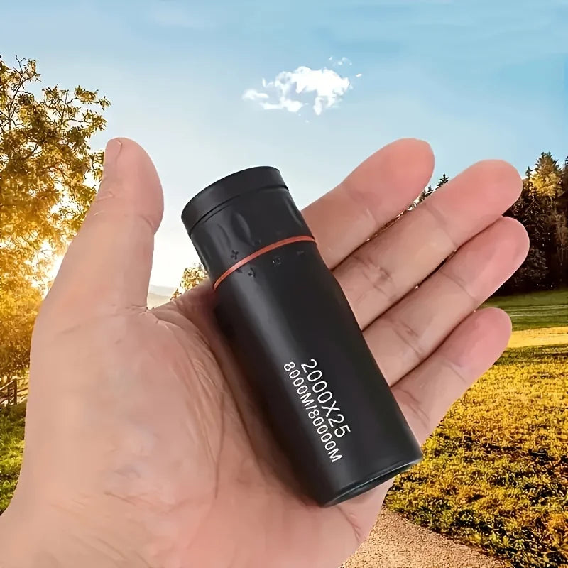 2026 2000X25 HD Monocular Telescope, Compact Portable for Travel, Hiking, Fishing, Camping, Stargazing, Concerts & Bird Watching Peaceful Pleasures Health and Wellness