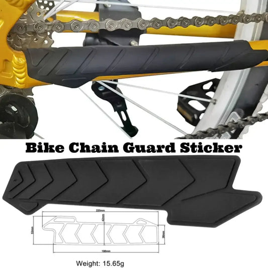Silicone Bike Chain Sticker Bicycle Frame Protector Chain Guard Sticker Frame Guard Scratch Resistant Protector MTB Accessories Peaceful Pleasures Health and Wellness