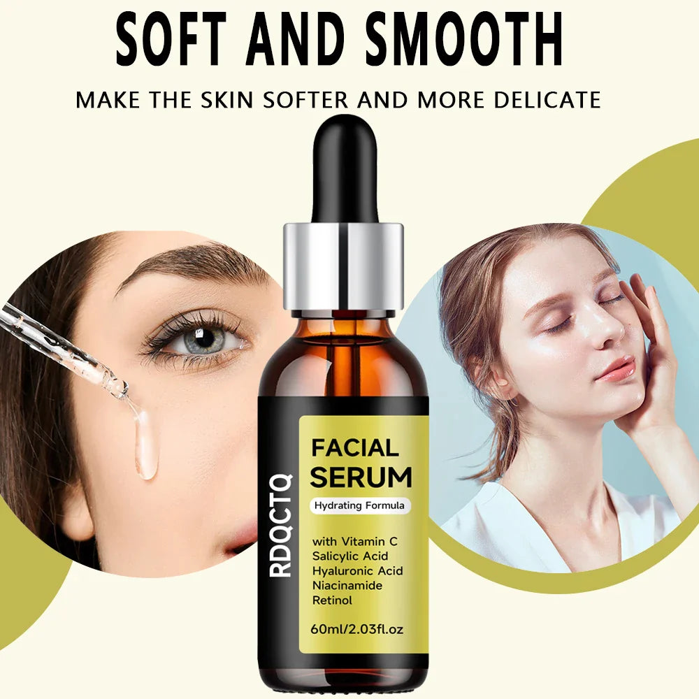 Vitamin C & Hyaluronic Acid Facial Serum – Niacinamide & Retinol