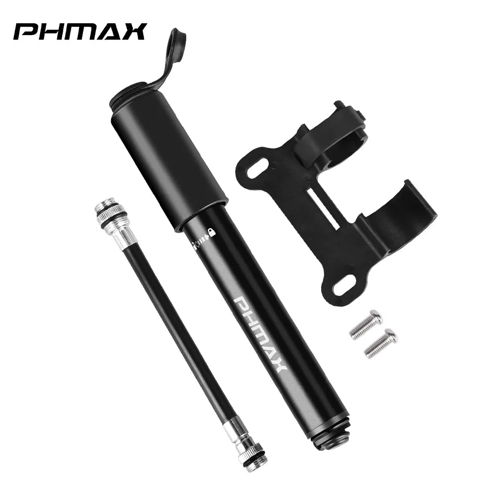 PHMAX 100 PSI Mini Bike Pump – Schrader & Presta Valve