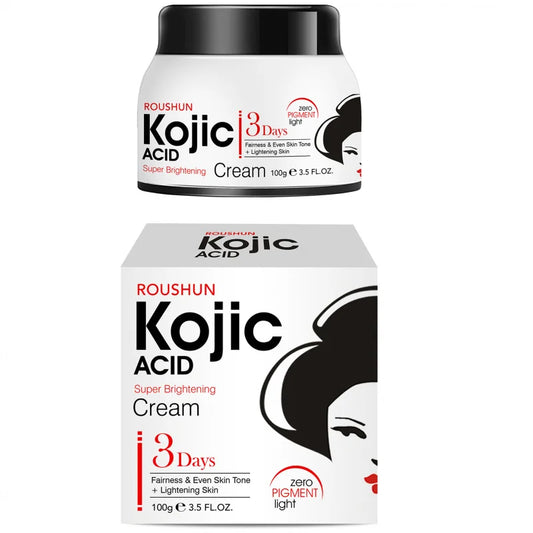 ROUSHUN Kojic Acid Brightening Face Cream – 100g Moisturizer Brightening Face Cream Oasis Select