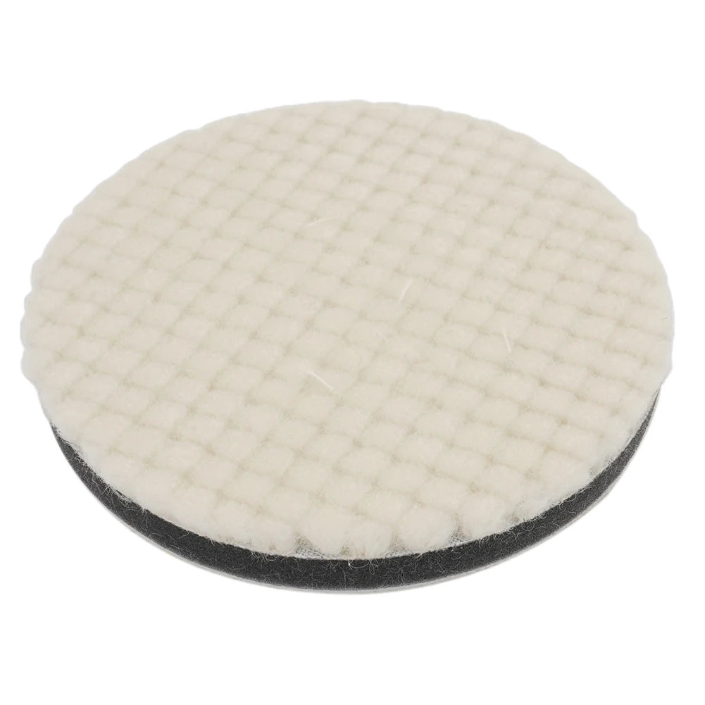 5- Wool Polishing Pads Waxing Buffing Pad Cars Sealing Cleaning