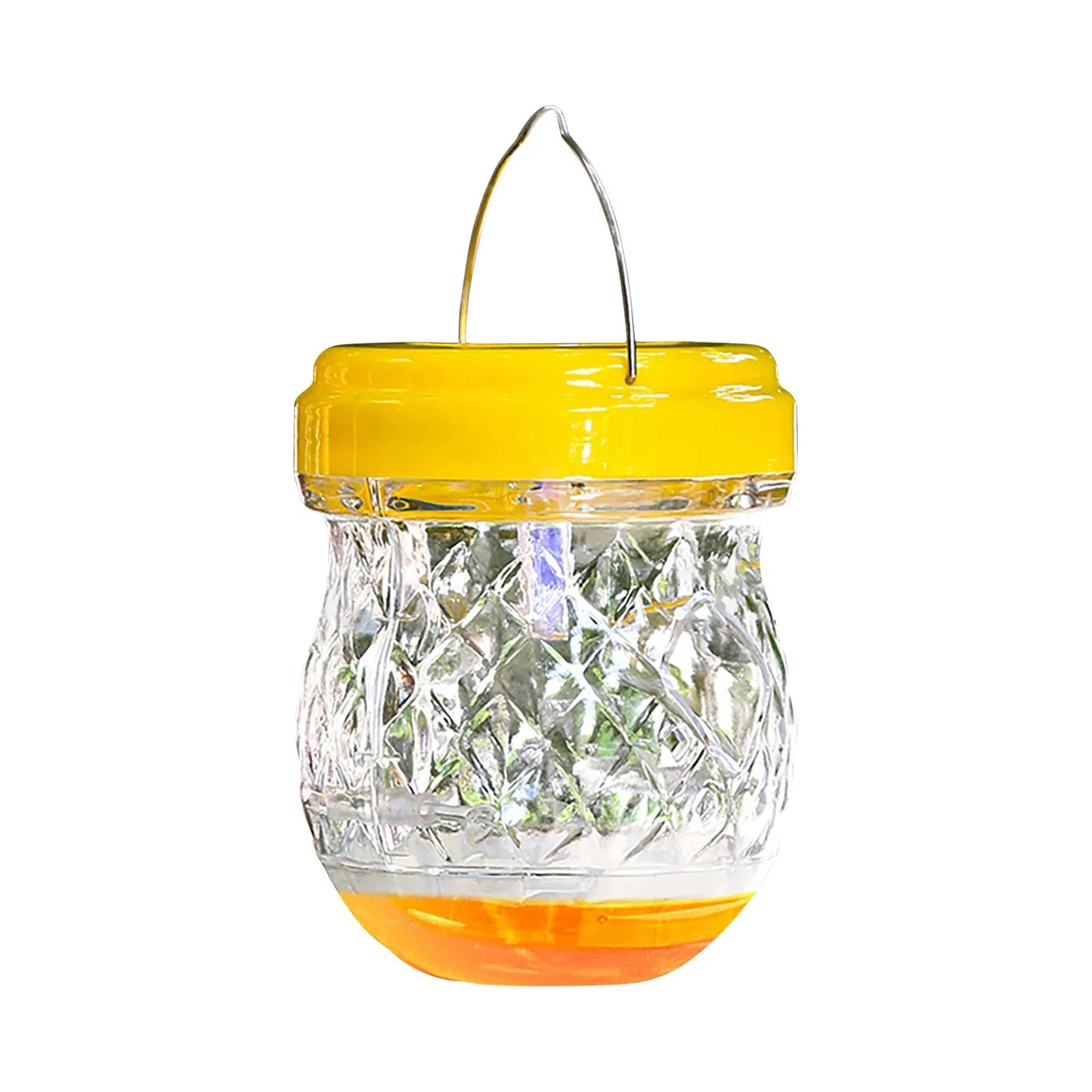 Hornet Trap Hanging Hornets Bee Fly Catcher Wasp Repellent Reusable Non-toxic Pest Control for Home Farm Garden Supplies Peaceful Pleasures Health and Wellness Yellow
