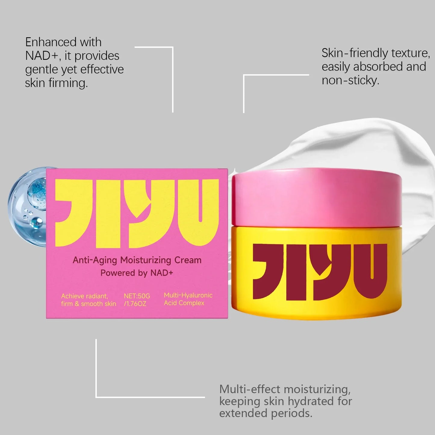 Eelhoe NAD+ Face Cream – Firming, Hydrating & Smoothing 50g